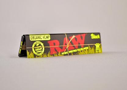 RAW Black Organic Hemp Papers