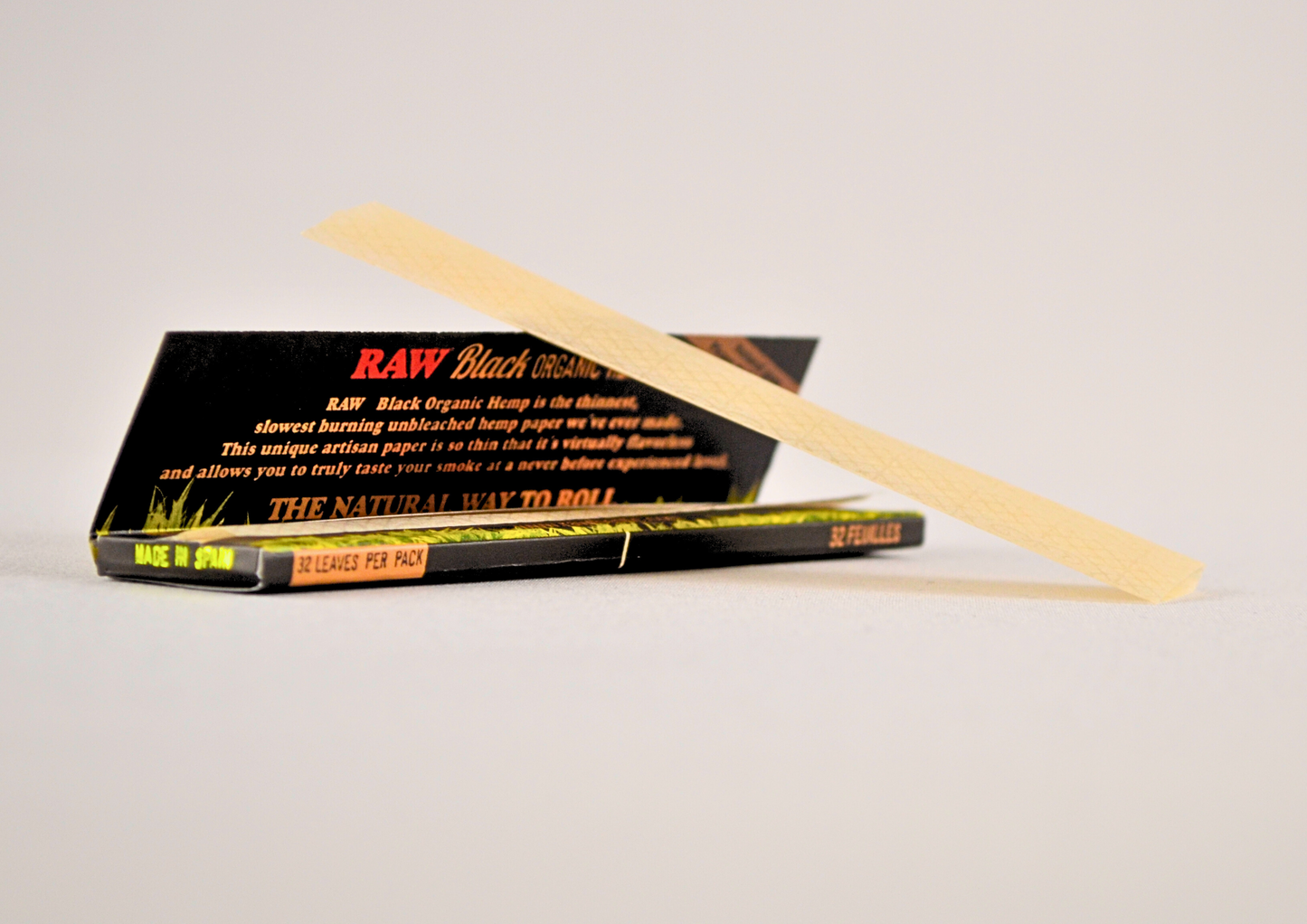 RAW Black Organic Hemp Papers