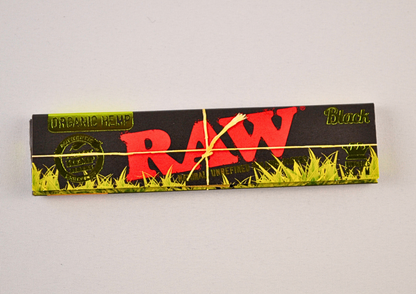 RAW Black Organic Hemp Papers