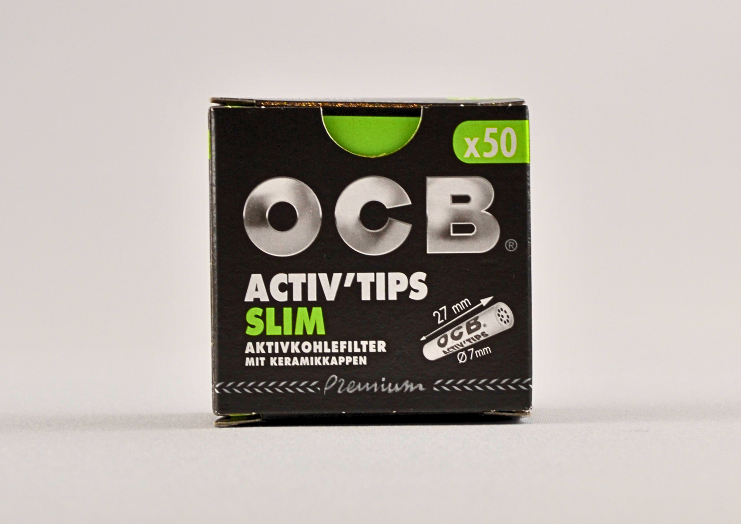 OCB Premium Activated Carbon Filters 10x/ 50x Box