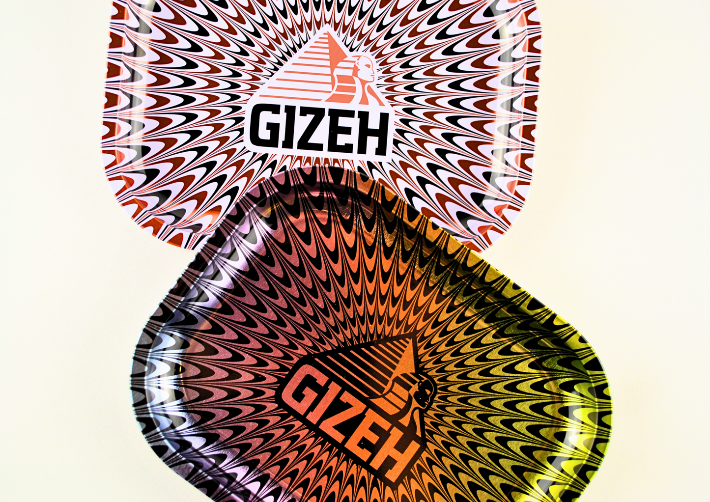 GIZEH Trippy Metal Tray S Colored/ Red-White