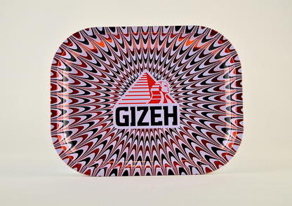 GIZEH Trippy Metal Tray S Colored/ Red-White