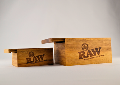 RAW Slide Box Acacia Wood Small/ Large