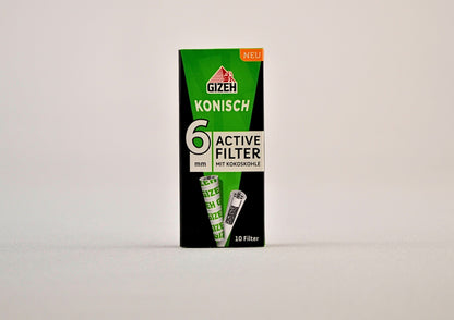 GIZEH Conical Activated Carbon Filters 10x Box/ 25x Bag - 1 - 01 - 02 - 3002 - 10x Box