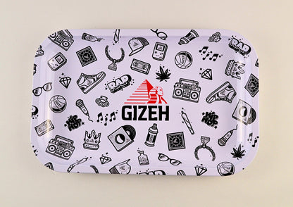 GIZEH Metal Tray M Comic White/ Comic Black/ All Pink - 1 - 01 - 05 - 2005 - Comic White