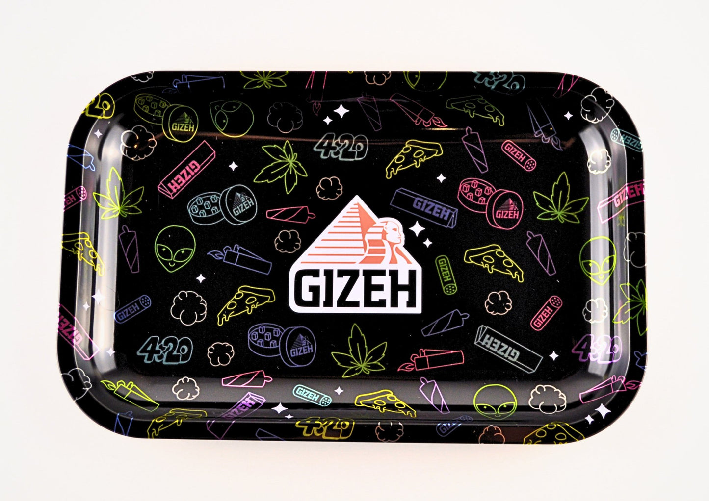 GIZEH Metal Tray M Comic White/ Comic Black/ All Pink - 1 - 01 - 05 - 2006 - Comic Black